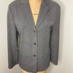 The Limited Light Gray Blazer Suit Jacket